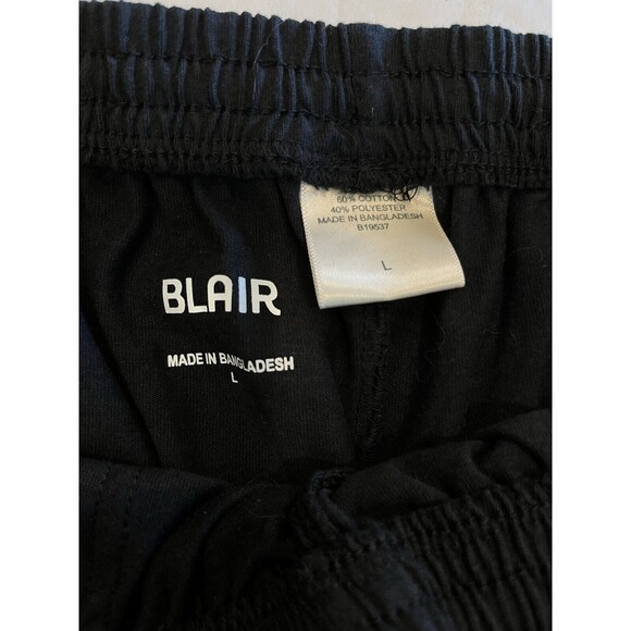 Blair Womens Black Drawstring Sweatpants Size Large - Picture 6 of 7
